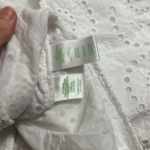 Lilly Pulitzer White Eyelet Ruffle Mini Dress - Picture 9 of 10